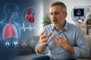 Essoufflement et dyspnée : causes, signes d’alerteet bilan cardiologique